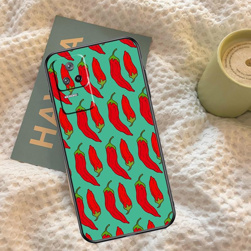 

Red Chilli Pepper Pattern Case For Xiaomi 14T Pro 11T 12T 13T 13 14 15 Ultra POCO X7 Pro X3 X5 X6 M6 F5 F6 Pro Cover Xiaomi 14
