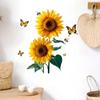 Sunflower Butterfly Bee Wall Sticker for Living Room, Bedroom, Entrance, Cabinet, or Window - MLA151