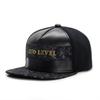 Fashio Brand Leather Cap Baseball Cap Letter Embroidery Hip Hop Hats Unisex Breathable Sunshade Versatile Street Trucker Caps