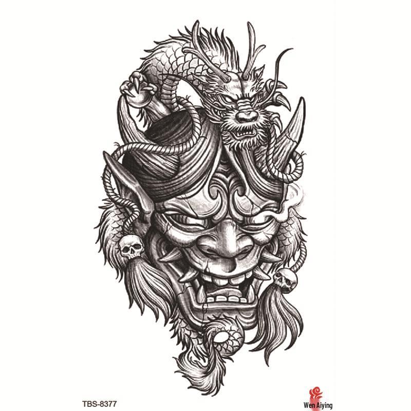 Set mic de tatuaje autocolante totem și simbol impermeabile pentru antebraț