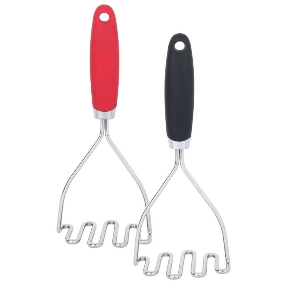 Stainless Steel Manual Potato Masher Wave Fruit Crusher Professional Mud Press Masher  Kitchen