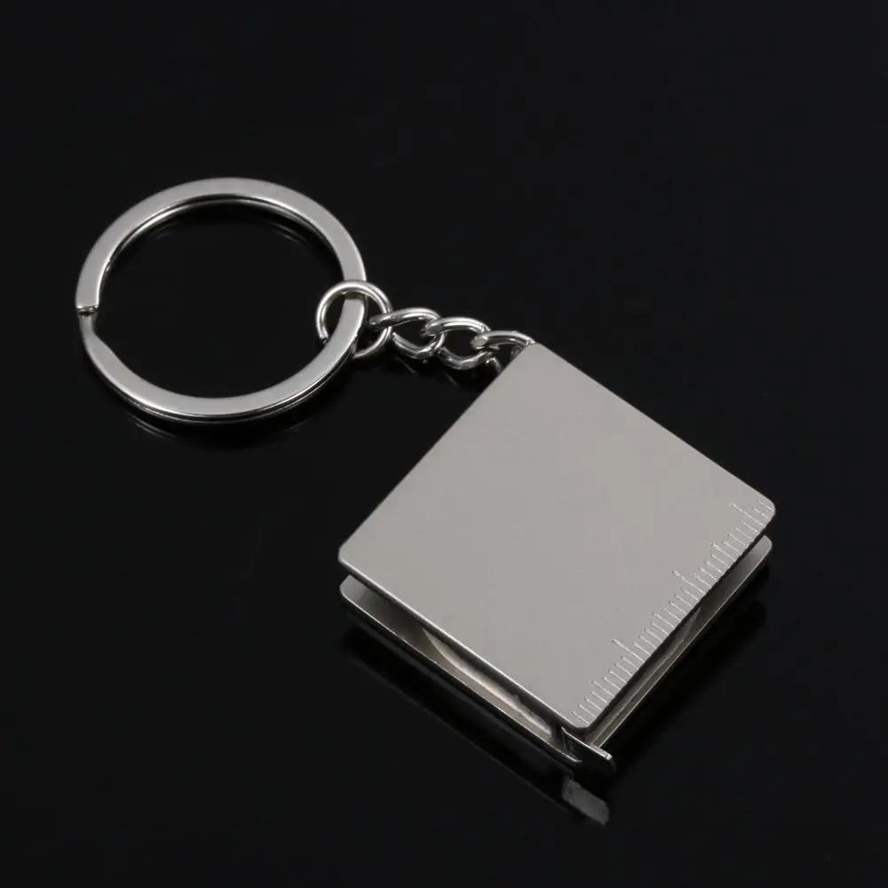 MINI Keychain  Stainless Steel Tape Measures Measuring Tools Gauging Tool Retractable Ruler