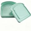 Toast Shaped Sandwich Container Reusable Wheat Straw  with Lid Portable Food Storage Box for School Office Camping Picnic