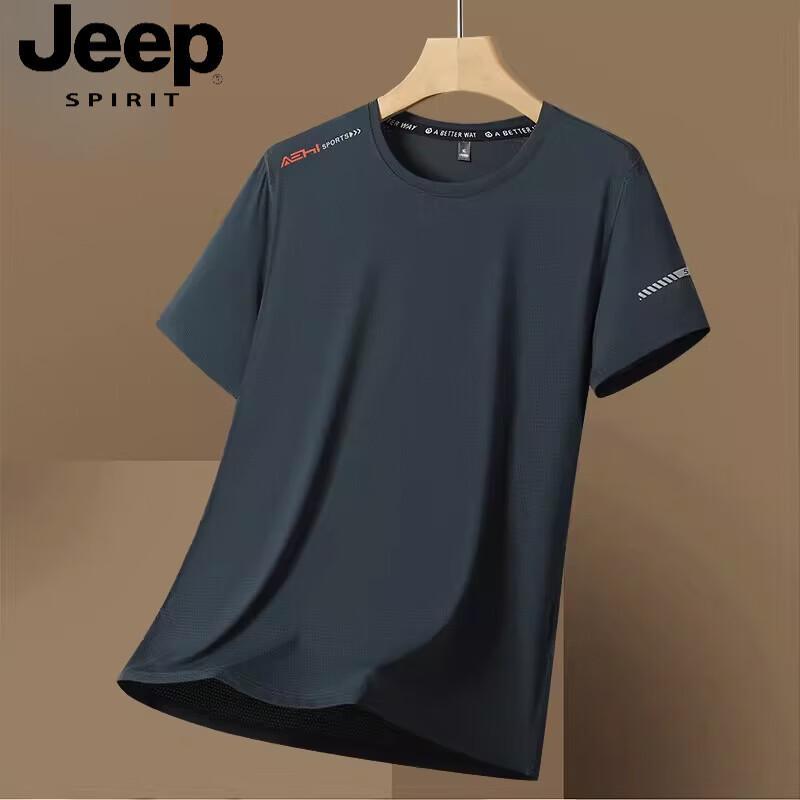 Мужская легкая дышащая повседневная футболка JEEP SPIRIT 4XL