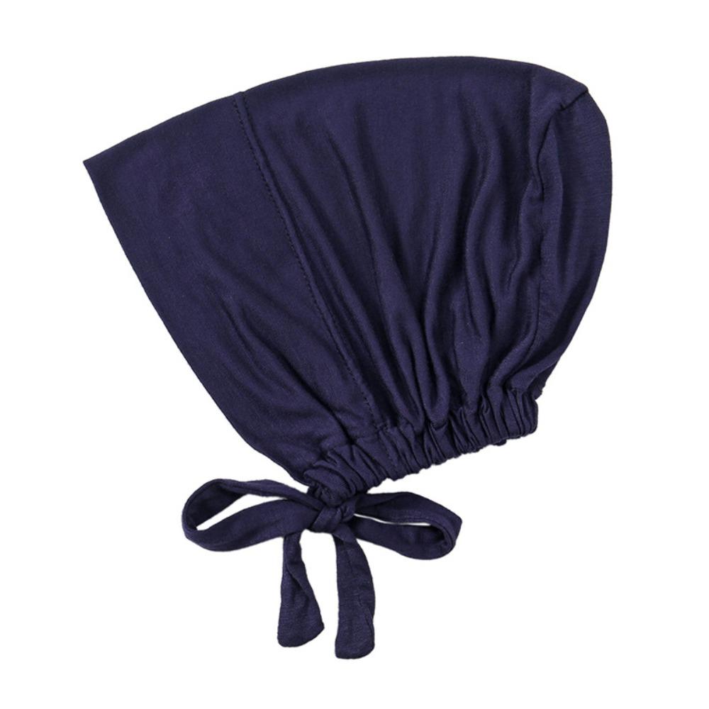 Solid Color Modal Headscarf Soft Modal Hijab Caps Inner Cap Islamic Underscarf  Islamic Headwear