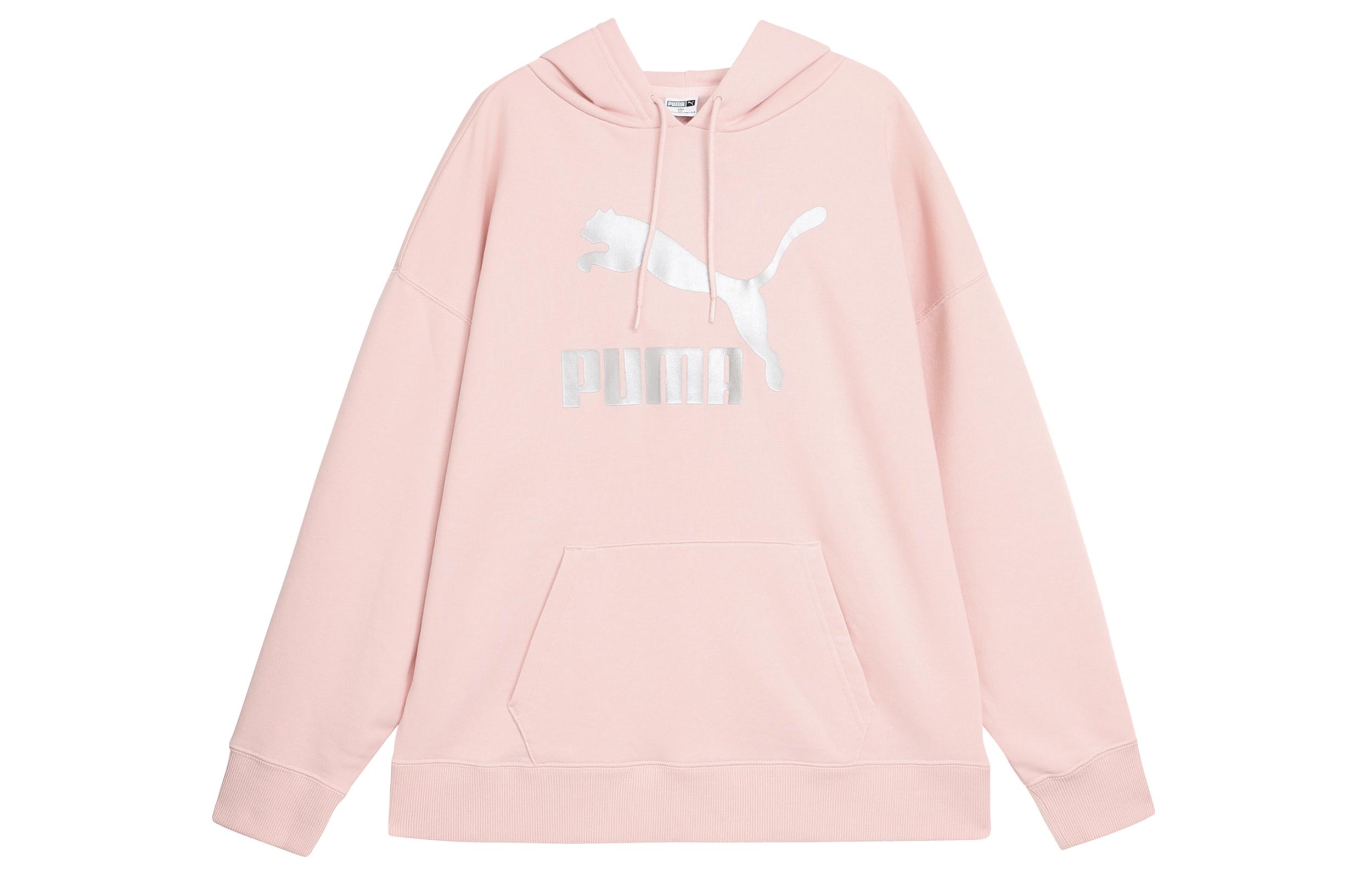 PUMA Sweatshirts Women s Pink Hooded Moderate Other 535337-16 M