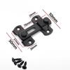 Gate Latch Sliding Barn Door Deadbolt Matte Black Stainless Steel Gate Latch Tilting Latch Safety Door Deadbolt