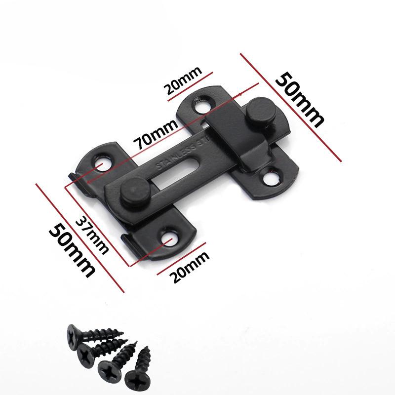 Gate Latch Sliding Barn Door Deadbolt Matte Black Stainless Steel Gate Latch Tilting Latch Safety Door Deadbolt