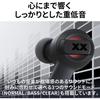JVC Kenwood JVC HA-XC62T-R Wireless Earphones, Bluetooth, Deep Bass, XX Series, with Microphone, Weighs 4.4g (per earbud), Up to 24 Hours Playback, Wa