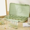 Portable Medicine Storage Containers A Week Sealed Pill Case Pill Dispenser Box  Outdoor