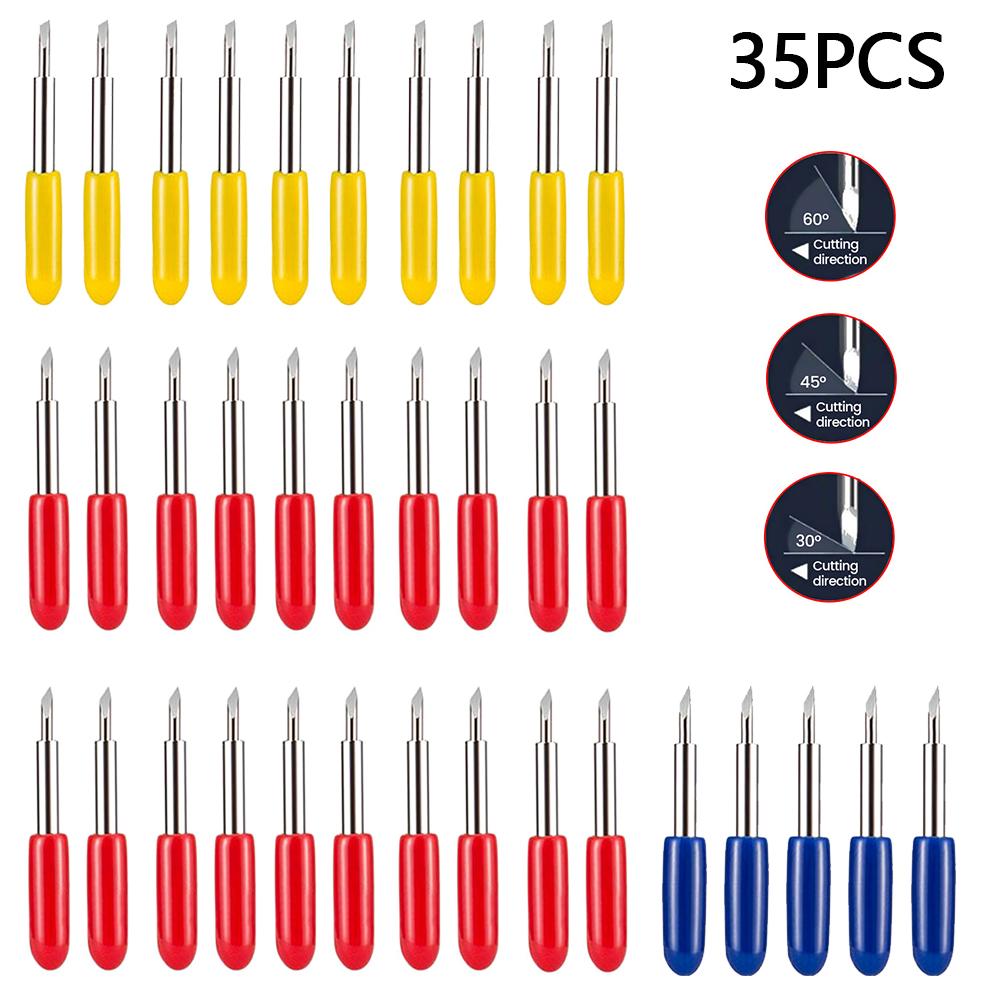 Vinyl Cutter Blades Roland Cricut Plotter Blade Cutter 30/45/60 Degrees Cutting Plotter Blade Milling Cutter Roland Carving Tool