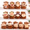 Capybara Animal Plush Keyring Cute Water Bear Toy Suitable For Bag Decor And Gifts