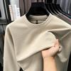 Crew Neck Hoodie Men's Printed Long Sleeve T-Shirt Autumn Loose Fit Versatile Top