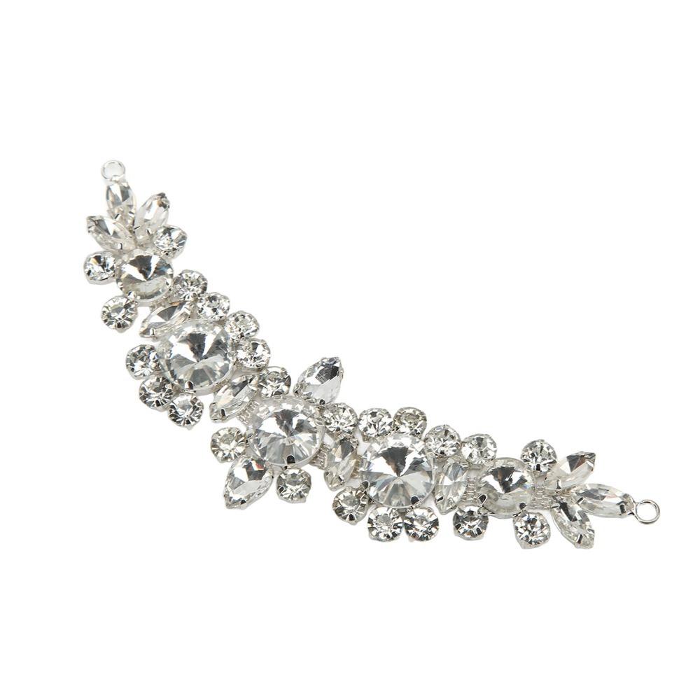 1pcs Water Dropping Rhinestone Applique Crystal Beaded Waist Chain  DIY Garment Decoration