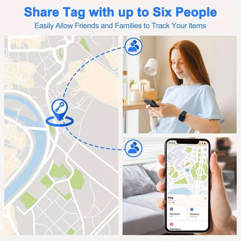Anti-lose Tracker for Apple Airtag Replacemen Via Find My Bluetooth GPS Tracker For Luggage IOS MFi Key Finder