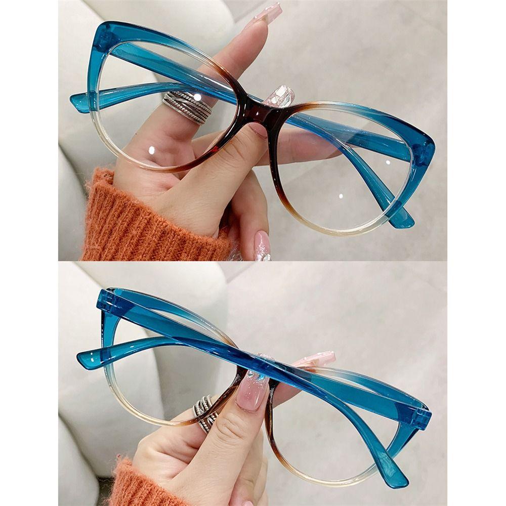 New Fashion Blue Light Blocking Glasses Retro Style Filter UV Plain Glasses Optical Eyeglass Frame for Women