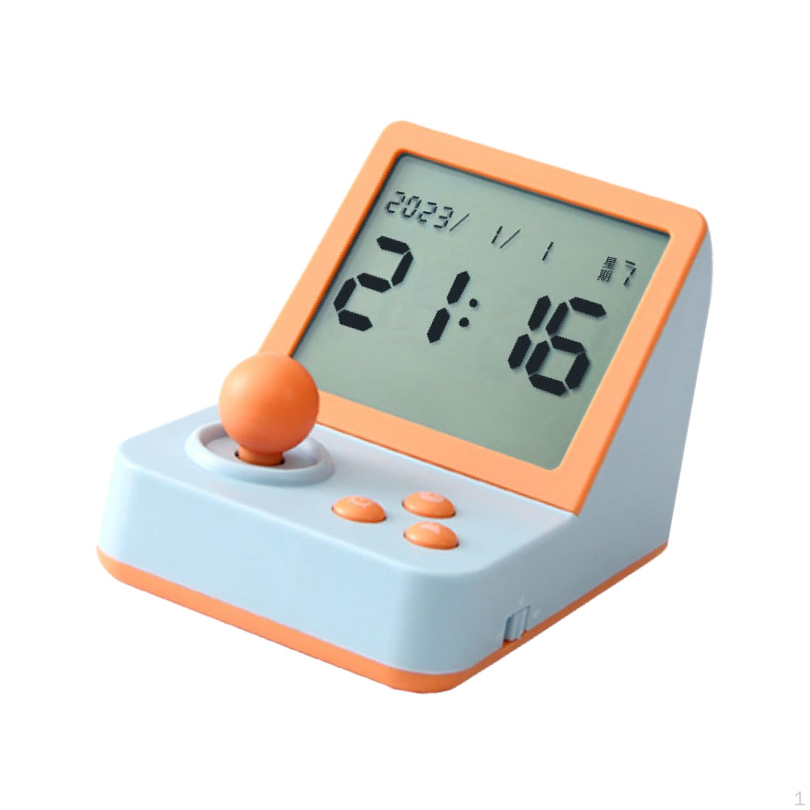 

Современный цифровой будильник для спальни и офиса синий