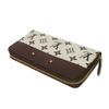 Used LV Circle Bordeaux Zip Around Monogram Wallet (12564, M67234, 7940) In White and Brown, Unisex from Japan AUTHENTIC
