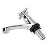 ABS Plastic Single Cold Faucet Water Tap Bathroom Basin Kitchen Sink Accessories(  G1Celsius2)