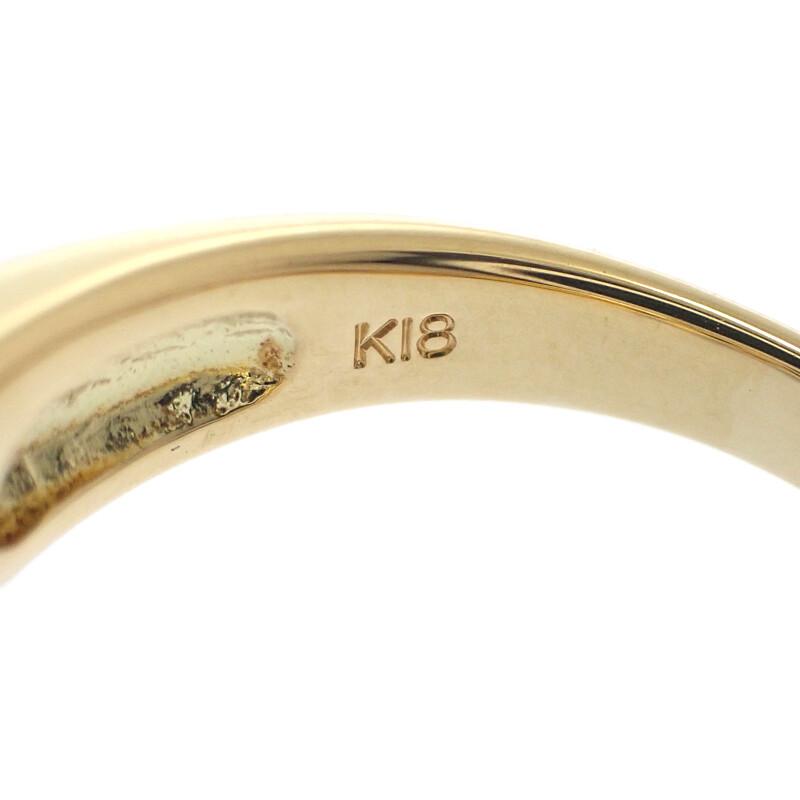 no brand  #14(JP Size) ring K18 yellow gold Women