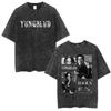 Yungblud IDOLS Album Tour T-Shirts für Herren und Damen Kleidung Gewaschenes Vintage Kurzarm-T-Shirts Übergroßes Lässiges Baumwoll-T-Shirts