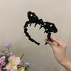 Elegant Polka Dot Bow Toothed Hairband For Women Girls Sweet Hair Ornament Headband Hair Hoop  Hair Accessories Gift