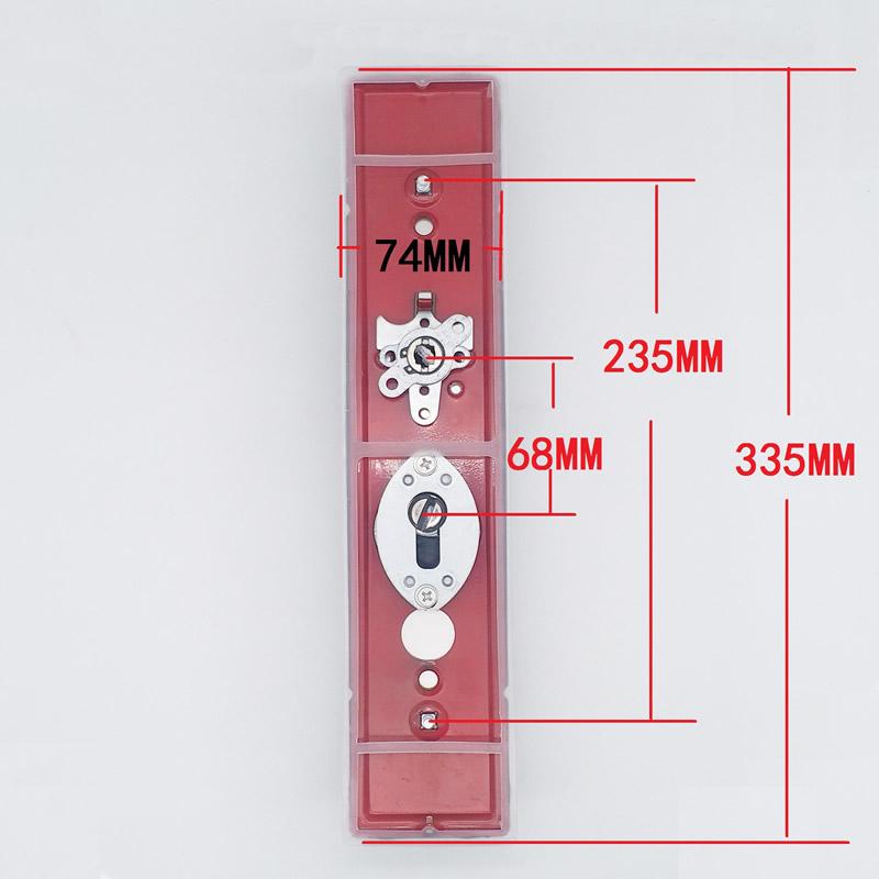 High quality, stainless steel security door lock panel handle and body,silent tongue,lock parts/accessories
