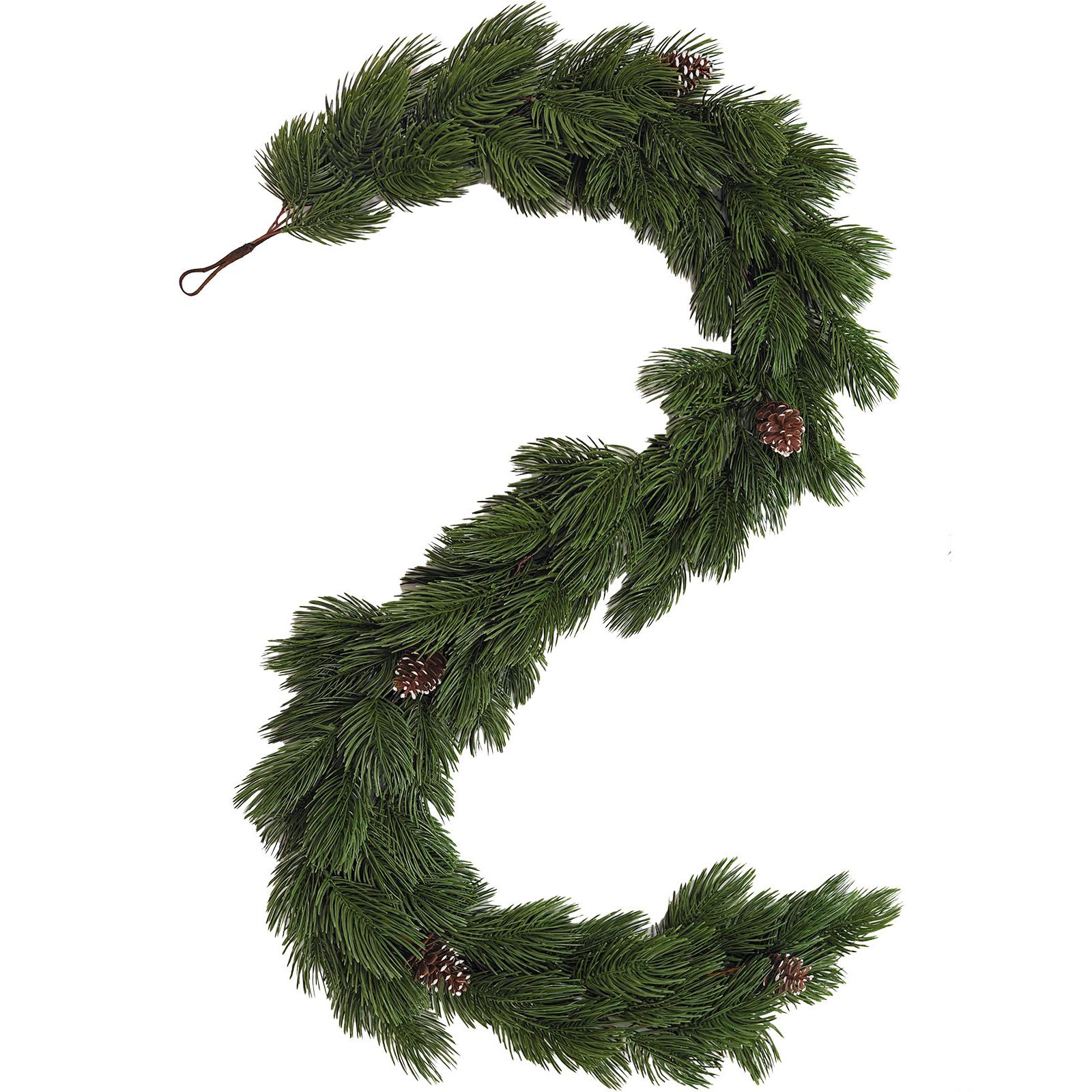 

Гирлянда из тростника, настоящая зимняя елочная гирлянда, рождественское украшение One Size