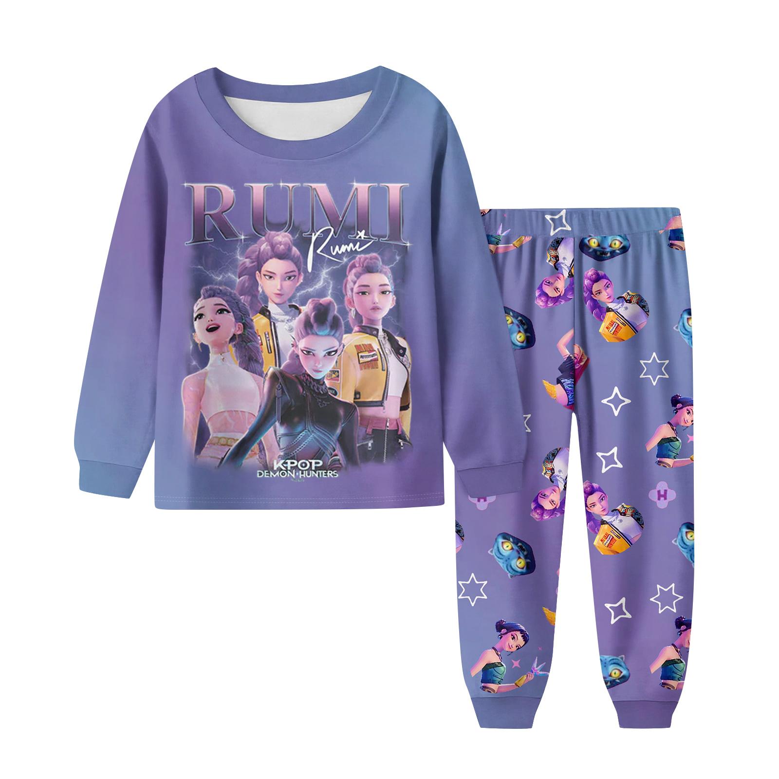 

Детский модный костюм юбка топ с круглым вырезом и длинными рукавами брюки 110