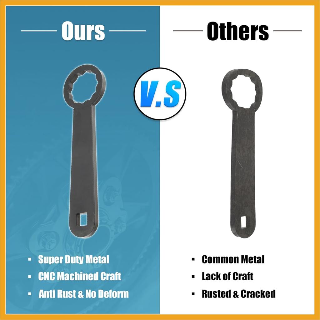 Rear Axle 36mm Wrench Tool Rear Wheel Axle Torque Wrench Hand Tool For Harley Davidson Touring Motorcycle HD-47925 Rear Axle Nut Torque Adapter for
