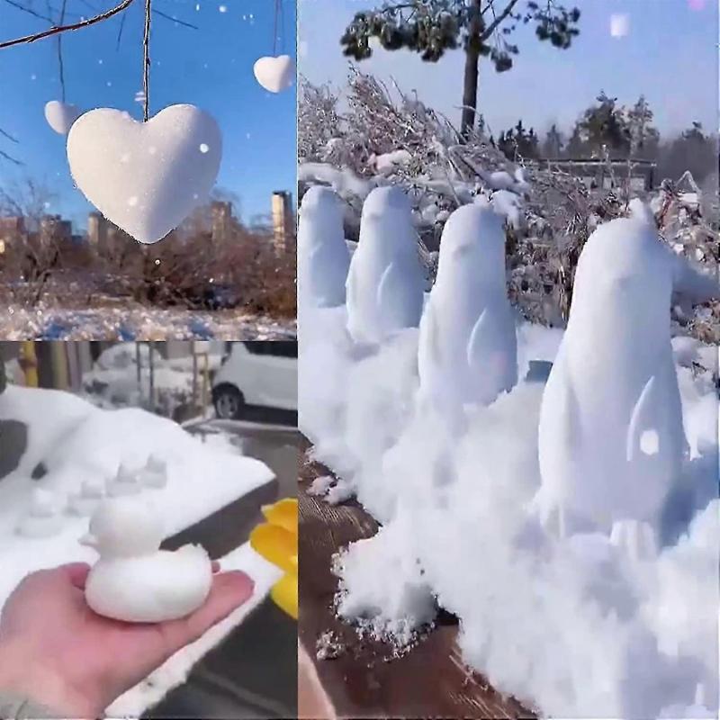 Snow Toys Kit 5 PCS Tool Snow Toys Kids Winter Outdoor Toys Snow Ball Clip Snow Games and Adults