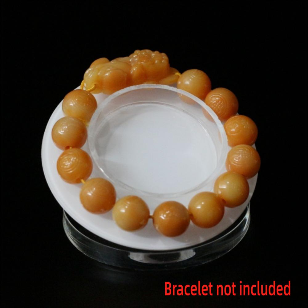 Transparent Bracelet Bangle Display Plate Round Watch Display Rack Fashion Bracelet Organizer