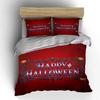 Happy Halloween Pumpkin Design Bedding Duvet Cover Set Duvet Cover Pillowcases  (1*Duvet Cover 2*Pillowcases, without duvet insert)