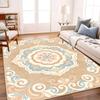 French Elegant Floral Carpet Stain Resistant And Non Slip Floor Mat Living Room Bedroom Study Home Decoration