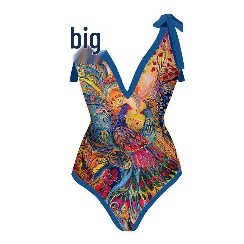 

2024 Европейский и Американский Шик Слитный Купальник с Утягивающим Живот Эффектом и Шифоновой Пляжной Юбкой