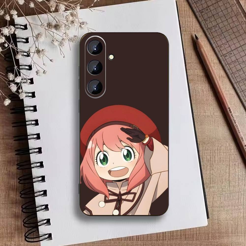 E-Spy X F-Family Anime Phone Case For Samsung Galaxy A73,A72,A71,A70,A52,A51 Others Soft Black Cover