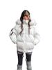 American fur collar hooded down cotton-padded clothes for women's winter new cotton-padded clothes thickened loose short cotton-padded jackets trendy