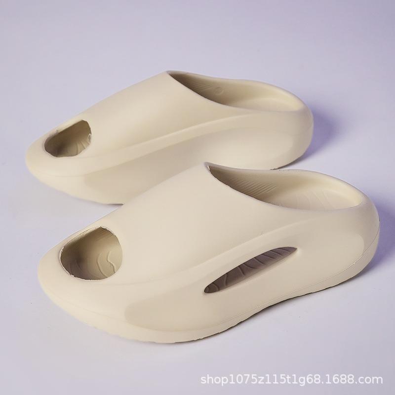 

Summer new slippers men s casual outer slippers non-slip thick-bottomed casual beach sandals 44-45 хаки