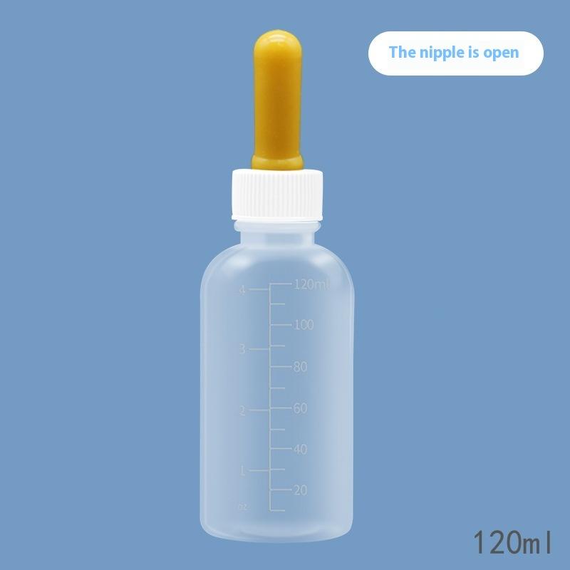 Pet Kitten Feeding Bottle Nipple Feeder Can Squeeze Liquid Milk Nursing Bottle For Born Dogs Puppies Rabbits Hamster Cat