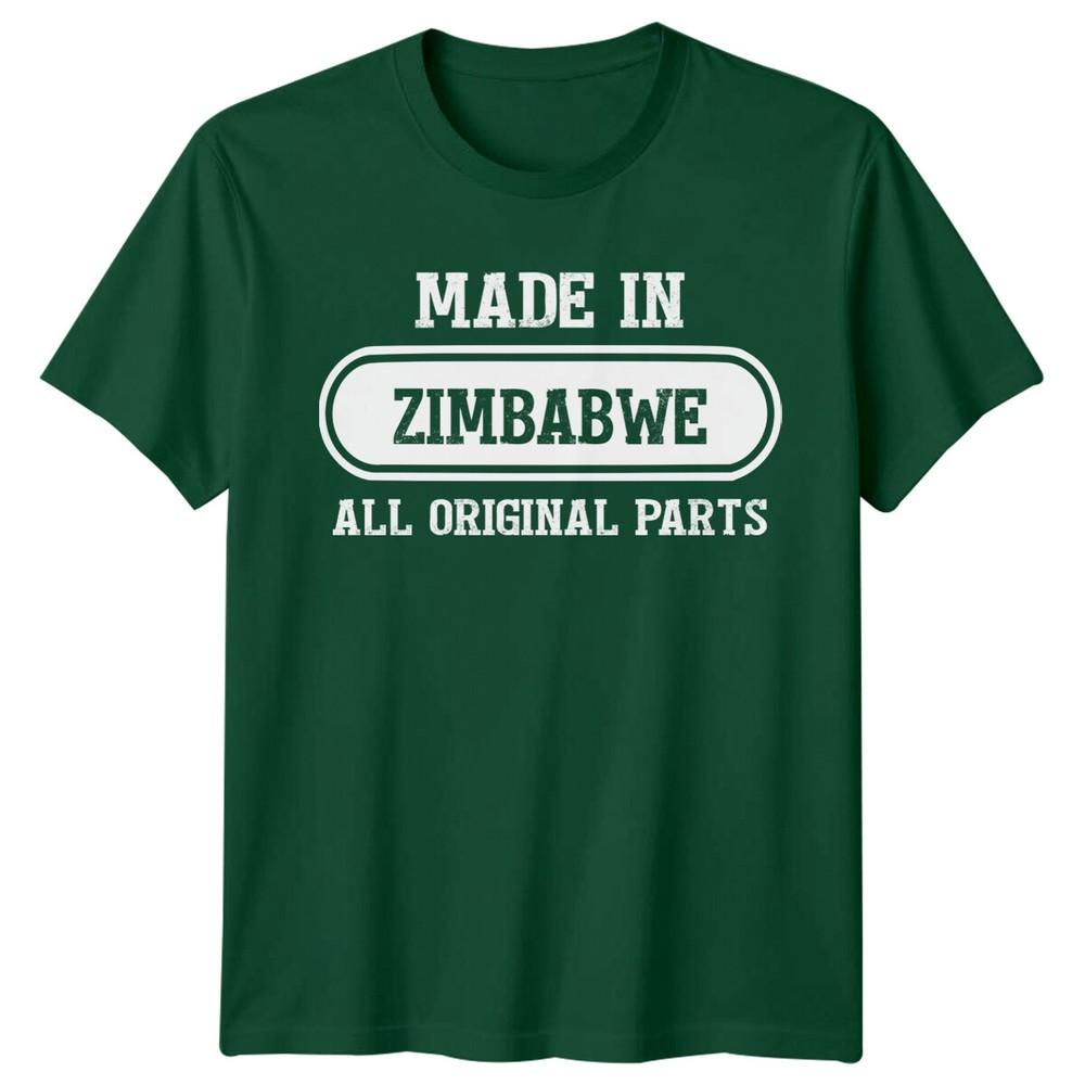 Made In Zimbabwe All Original Parts Unisexs TShirt Travel Souvenir S