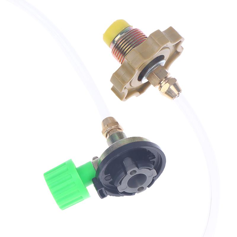 1Pc Outdoor Camping Gas Stove Propane Refill Adapter Tank Adaptor Gas Cylinder Filling Charging Canister Burner Accessories