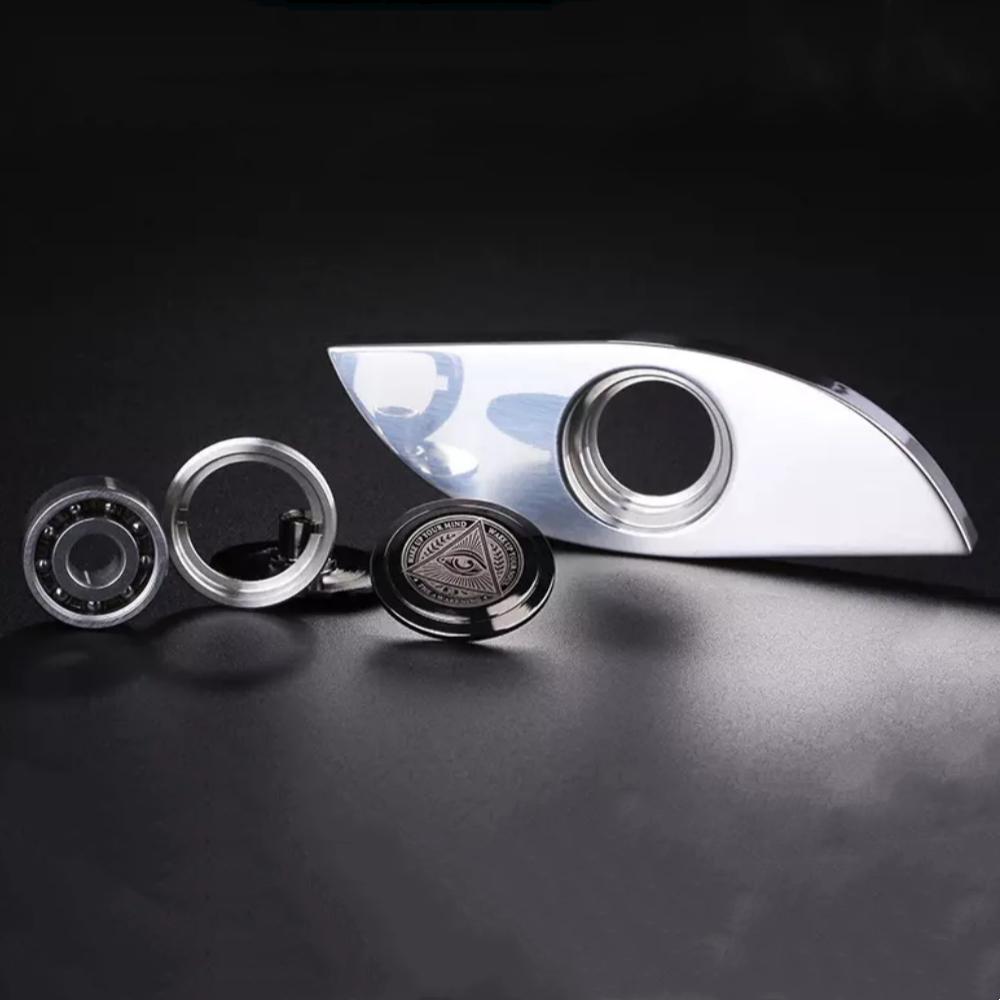 Metal EDC Eye Spinning Top Fingertip Gyroscope Sensory Fidget Toy Portable Fidget Spinner Anti Stress Relief Gadget For Daily