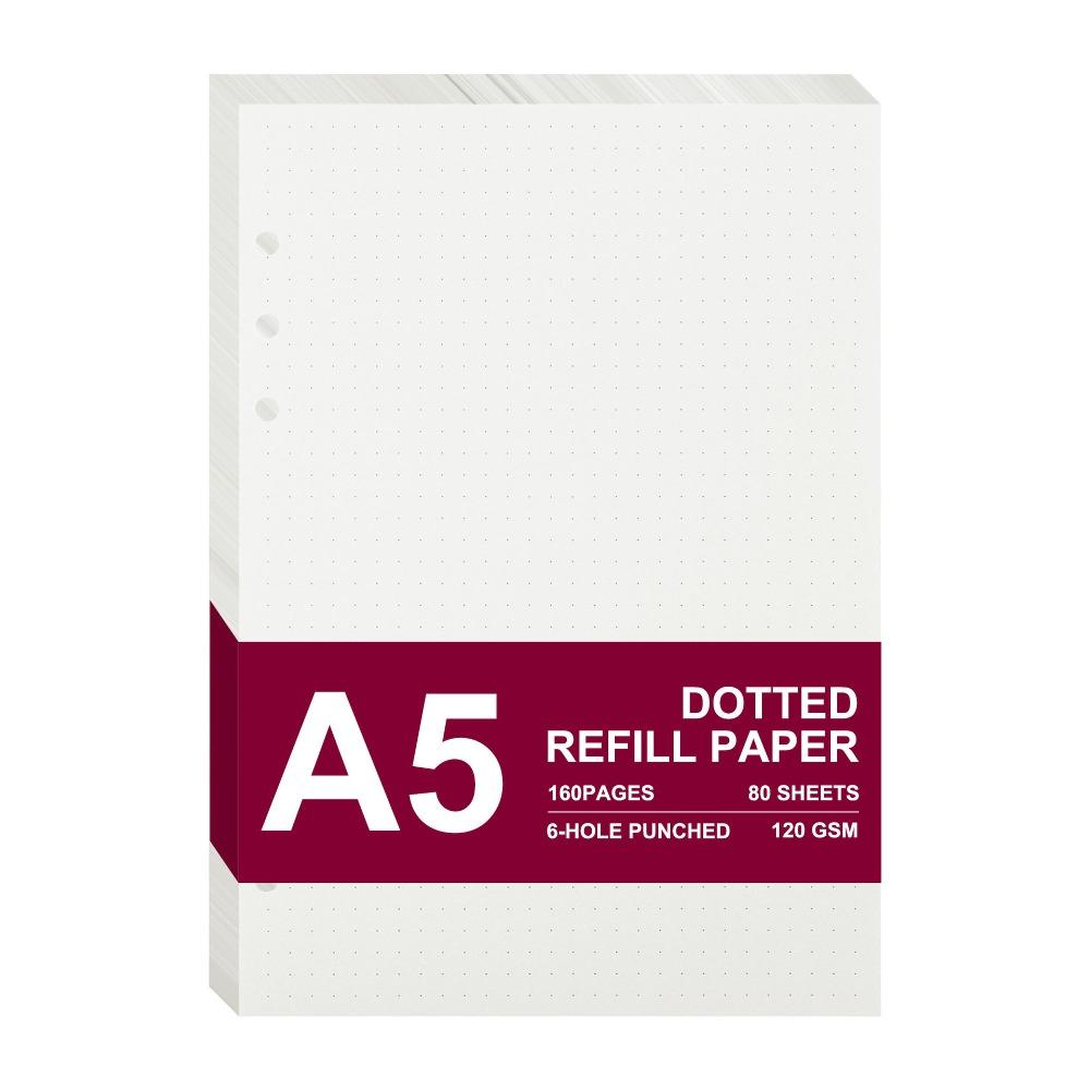 6 Hole Loose Leaf Refills Pages A5 Agenda Pages Portable Inserts Pages  Financial Ledger Budget