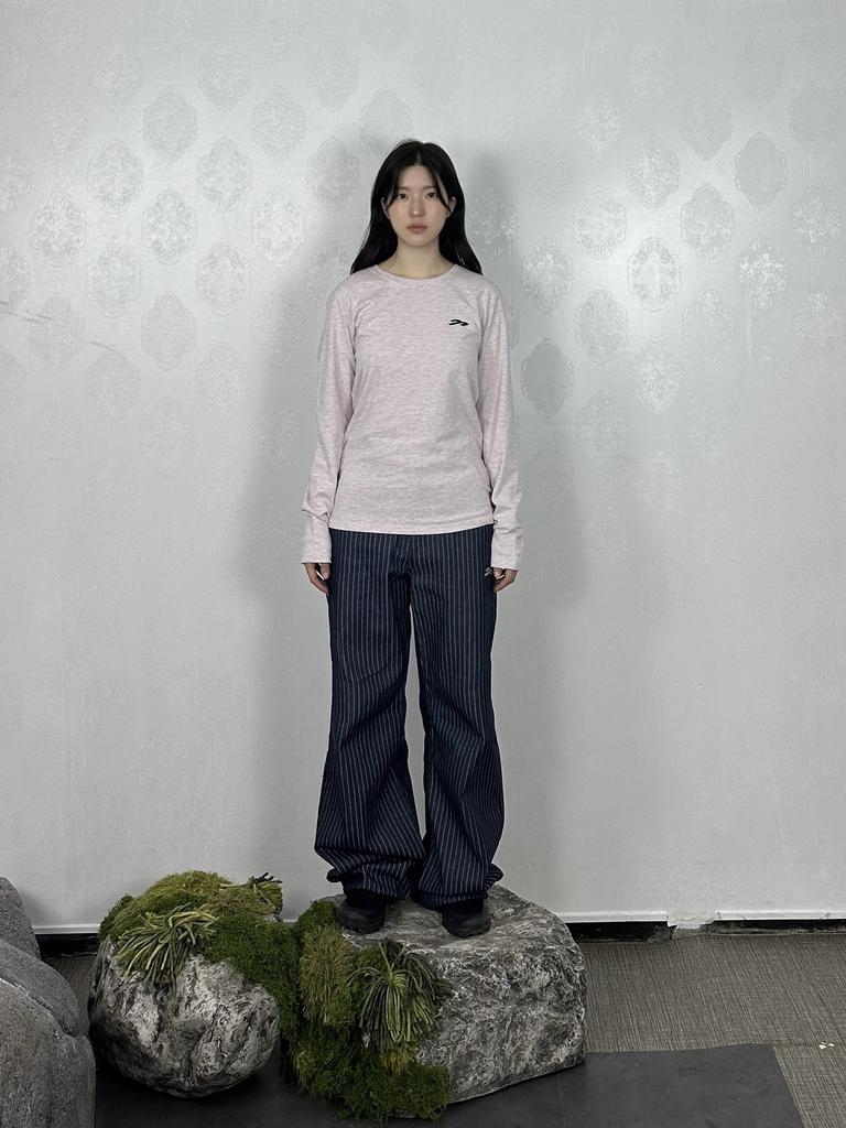 Tansanmageunesyum Horn Applique Long Sleeve (Light Pink)