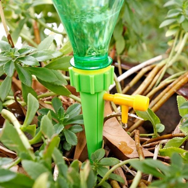 3/10 Pcs Automatic Drip Irrigation Watering System Household Flowerpot Watering Device