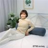 Removable and Washable Leg-Clamping Bolster Pillow - Cylindrical Bed Gap Filler with Imitation Cotton Linen.