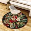 1pc Office Carpet Chair Mats Christmas Floral Arrangement Perfect for Decorating Office Chairs, Living Rooms, Or Bedrooms