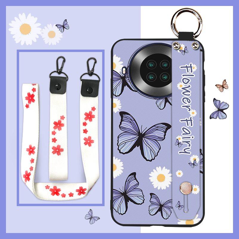 Soft Case Protective Phone Case For Cubot Note20 Anti-dust Back Cover Durable Wrist Strap Dirt-resistant Shockproof Ring