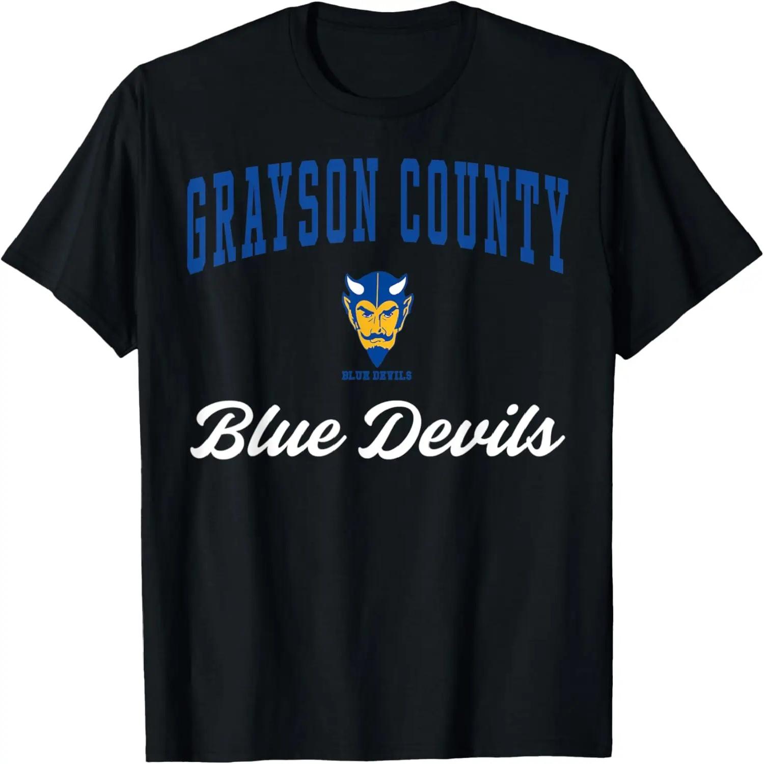 Grayson County High School Blue Devils T-Shirt C3 S