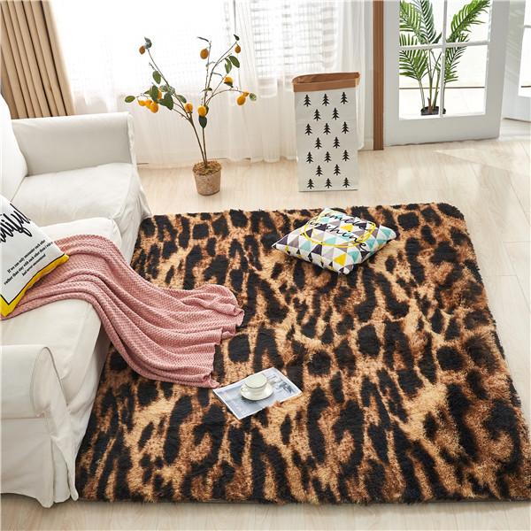 Luxury Fluffy Area Rug Modern Leopard Print Plush Rug Living Room Carpet Super Soft and Comfy Carpet Home Decor Carpet Paly Mats